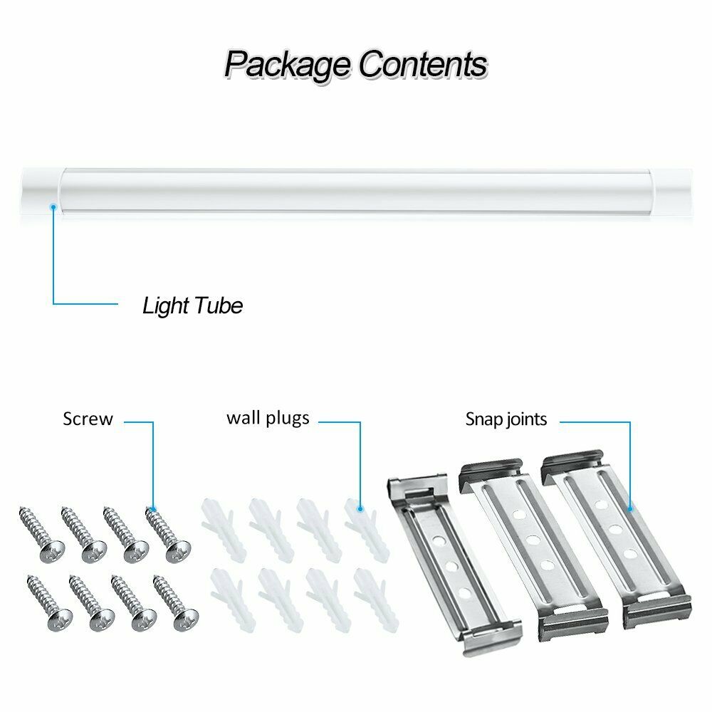 Batten Light 4FT 10PCS Shop Light  5000K