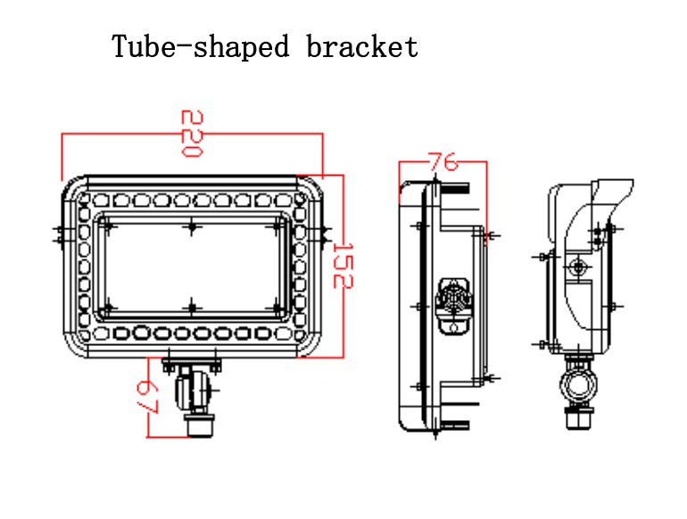 Flood Light 50W Knuckle Head