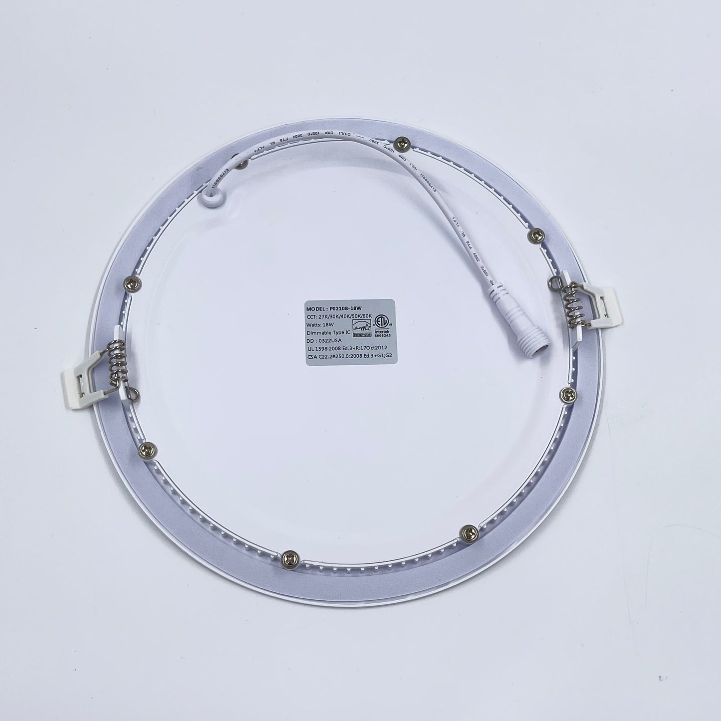 Panel Light 15W 6" Round LED Ceiling