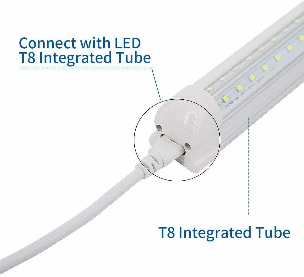 Power Cable w/ Switch for T8/T5 Integrated LED Tube Lights (10PCS)