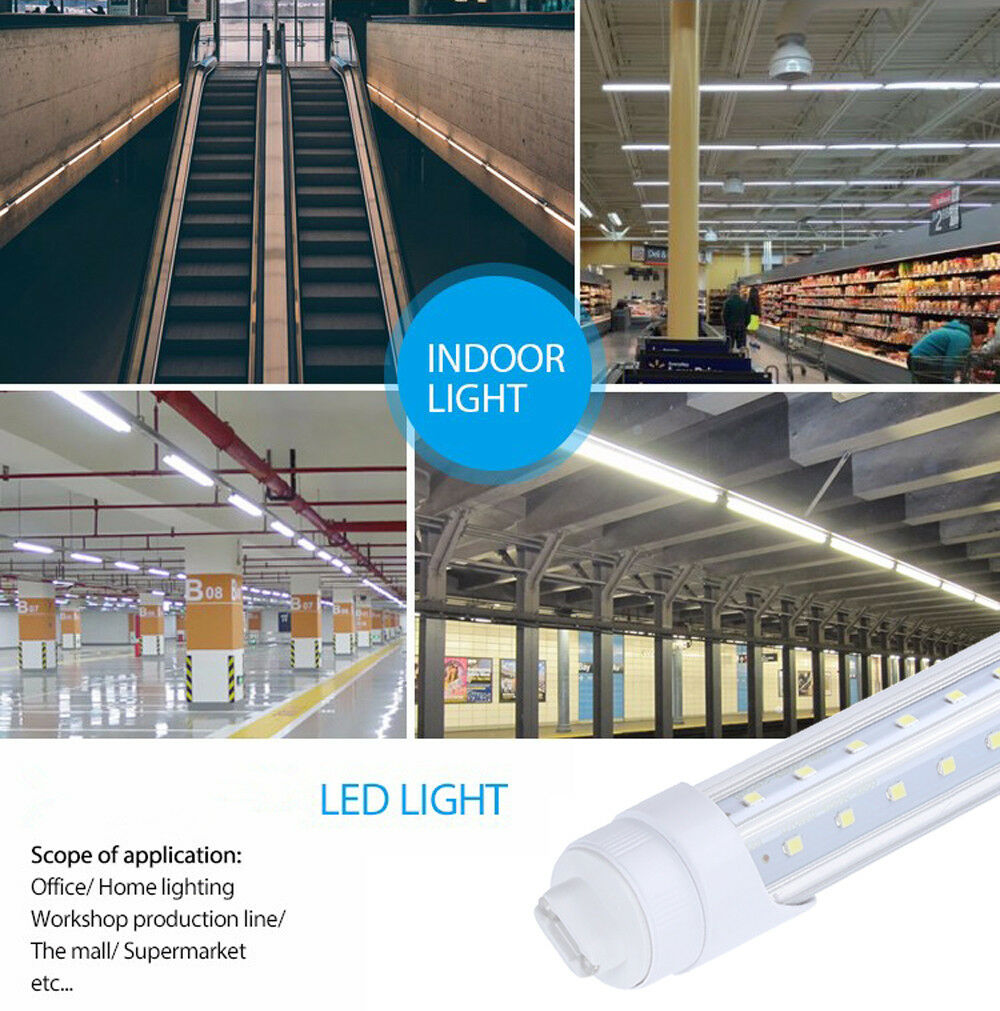 R17D 8FT 72W T8 LED Tube Light (6500K CLEAR) [25 pack]