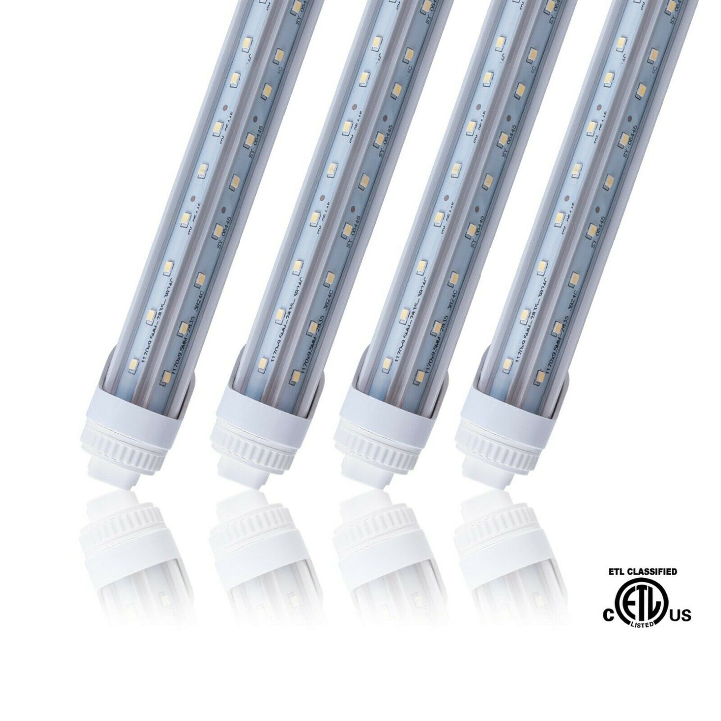 R17d V-Shape 5FT 30W LED Tube Light 6Pcs