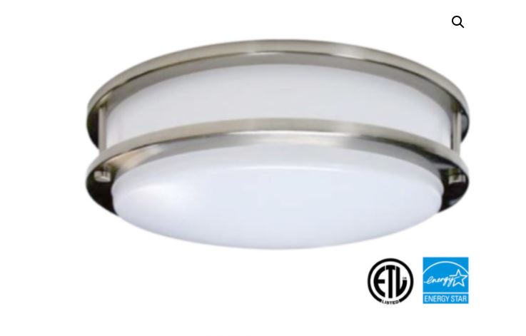 Ceiling Light 26W Dimmable 14" Round Two-Ring